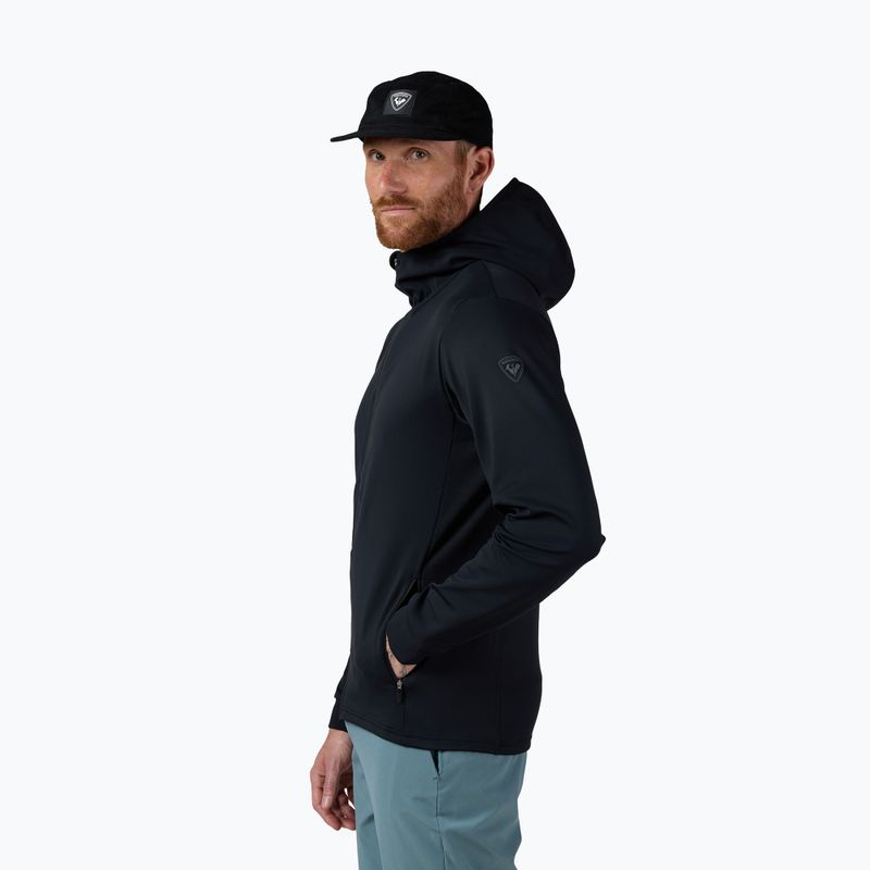 Men's fleece sweatshirt Rossignol Mid Layer Stretch Hoodie black 4