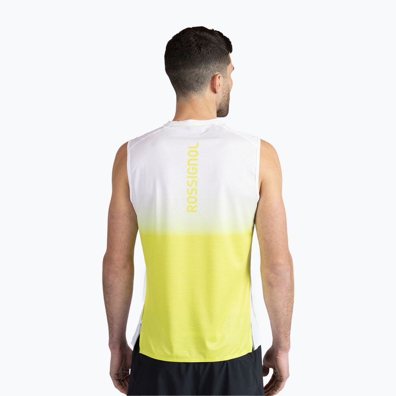 Men's Rossignol Sapa Tank running tank top white 3