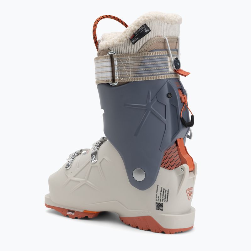 Women's ski boots Rossignol Alltrack Pro 90 GW W beige/violet blue 2