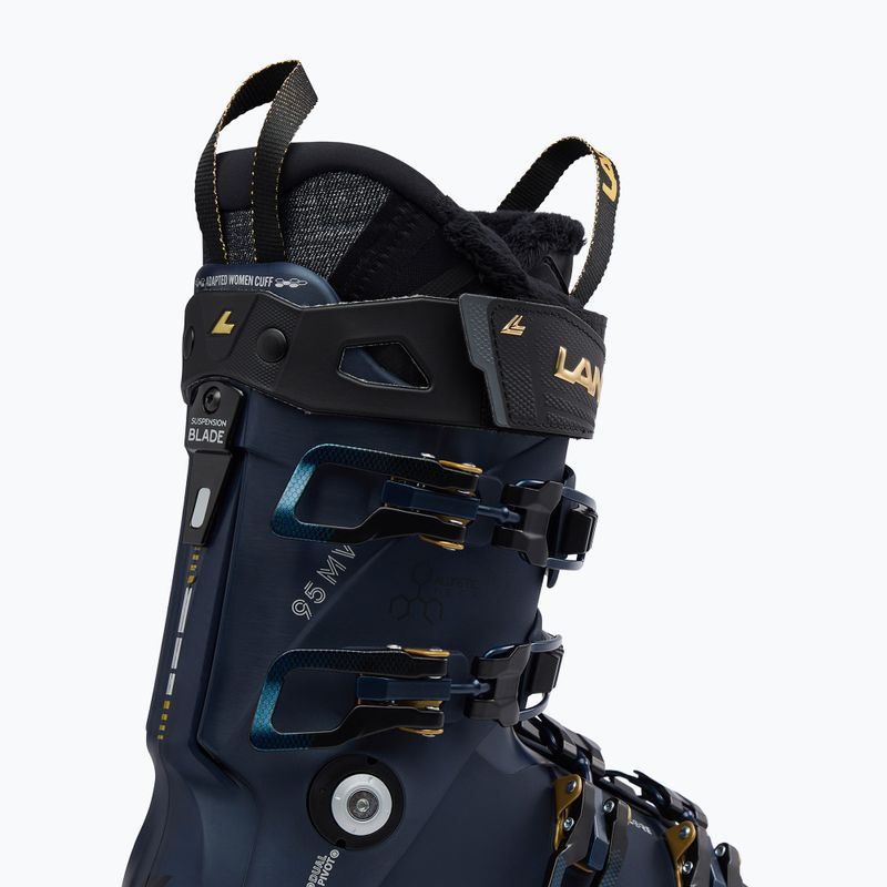 Women's ski boots Lange Shadow 95 W MV GW titanium blue 7