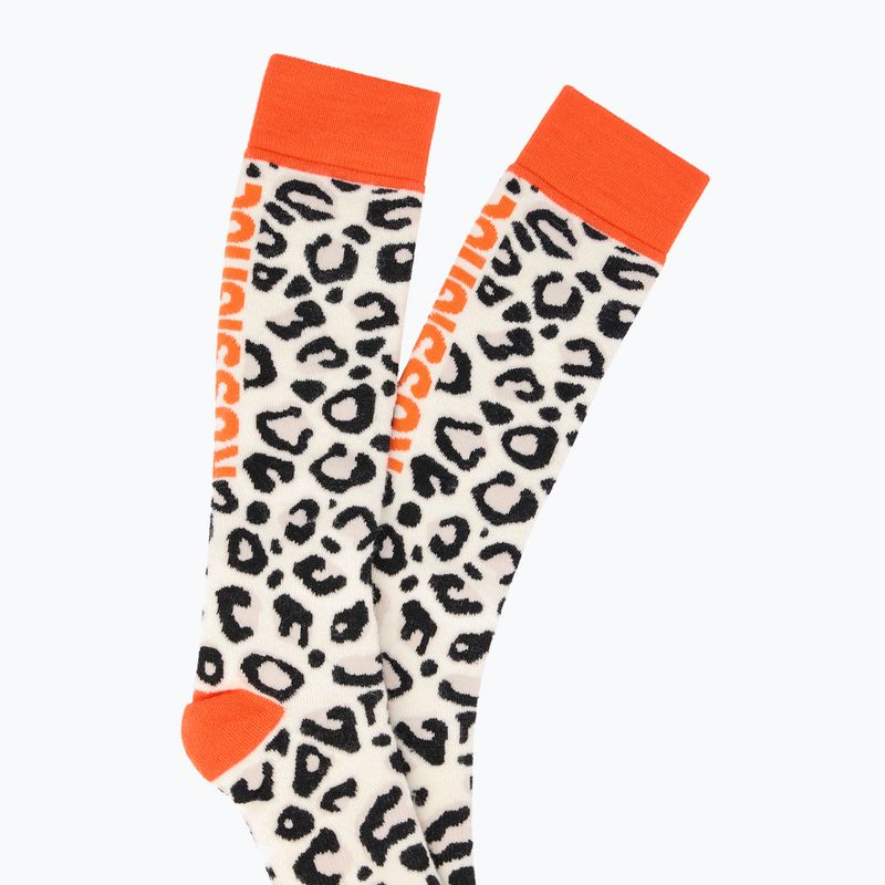 Women's ski socks Rossignol Allover nature wild leopard print 2