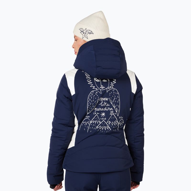 Women's ski jacket Rossignol JCC Valdiz Down cosmic blue 3
