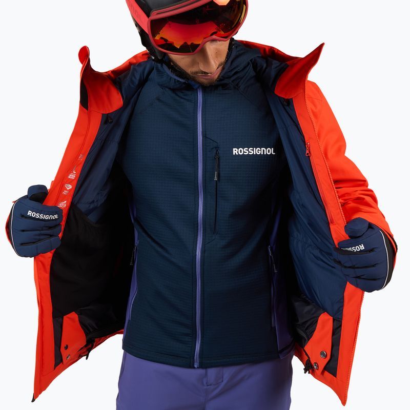Men's ski jacket Rossignol Rochrun Insulated golden gate 11