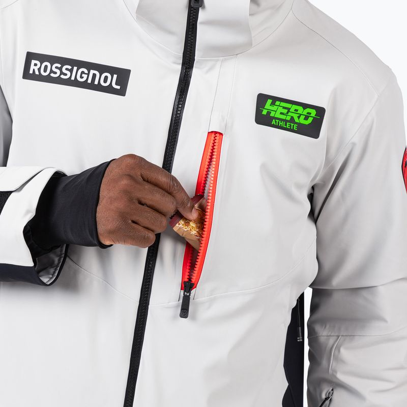 Men's ski jacket Rossignol Hero Blakside Insulated soft grey 9