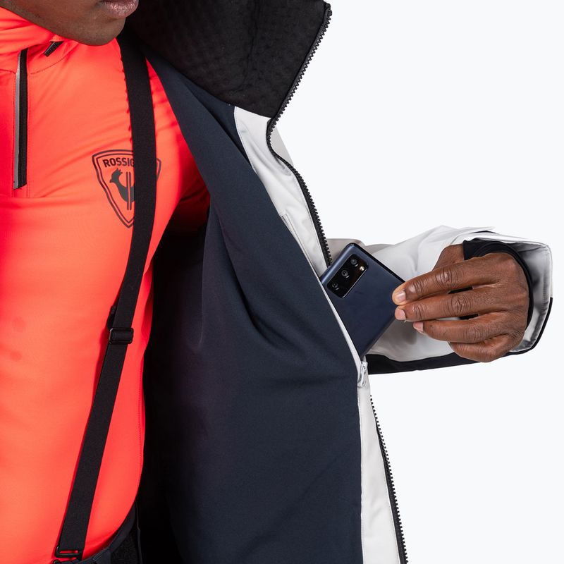 Men's ski jacket Rossignol Hero Blakside Insulated soft grey 14