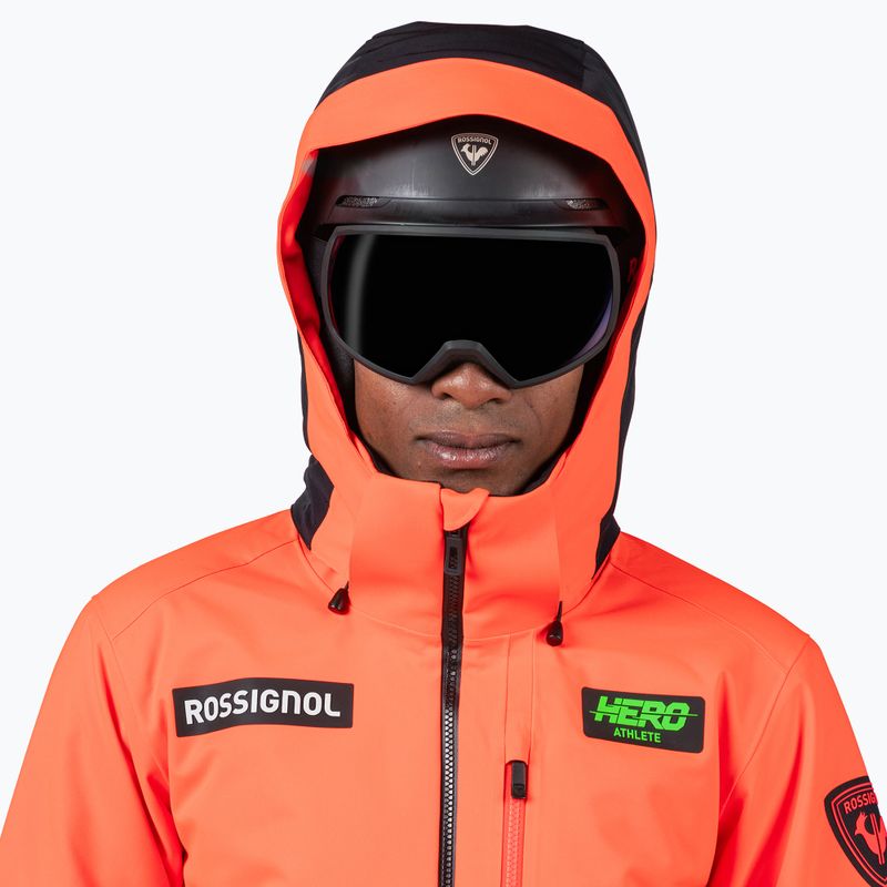 Men's ski jacket Rossignol Hero Blakside Insulated neon red 7