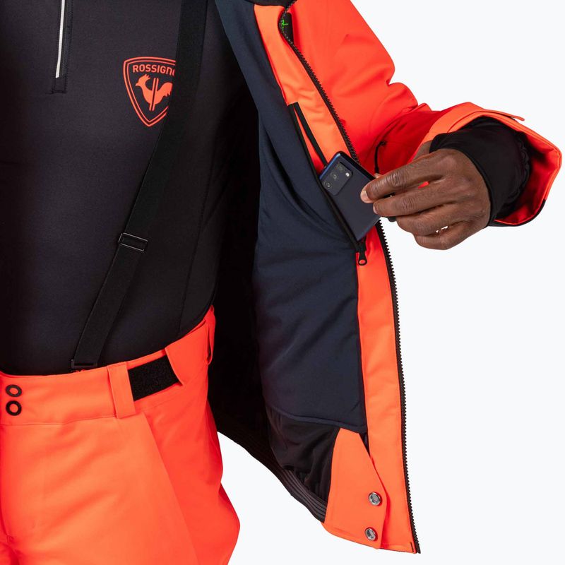 Men's ski jacket Rossignol Hero Blakside Insulated neon red 14