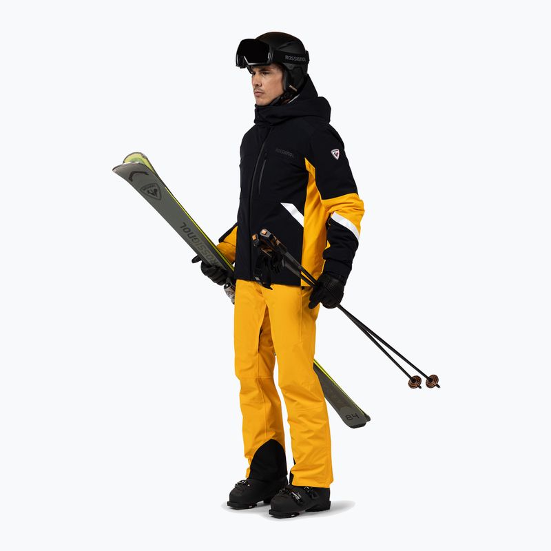 Men's ski trousers Rossignol Diretta saffron ylw 2