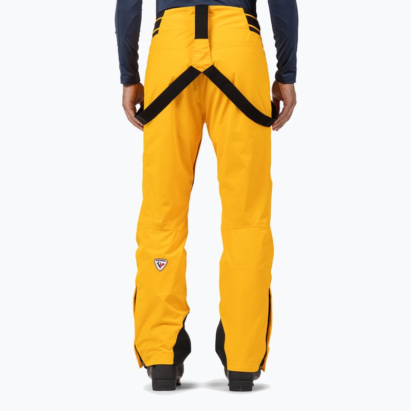 Men's ski trousers Rossignol Diretta saffron ylw 3