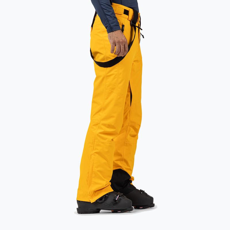 Men's ski trousers Rossignol Diretta saffron ylw 4