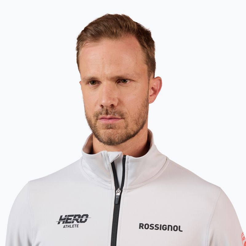 Men's sweatshirt Rossignol Hero Mid Layers Stretch soft grey 5