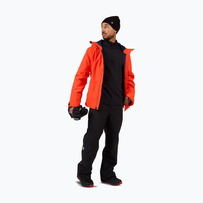 Men's ski sweatshirt Rossignol Mid Layer Stertch Half Zip black 2