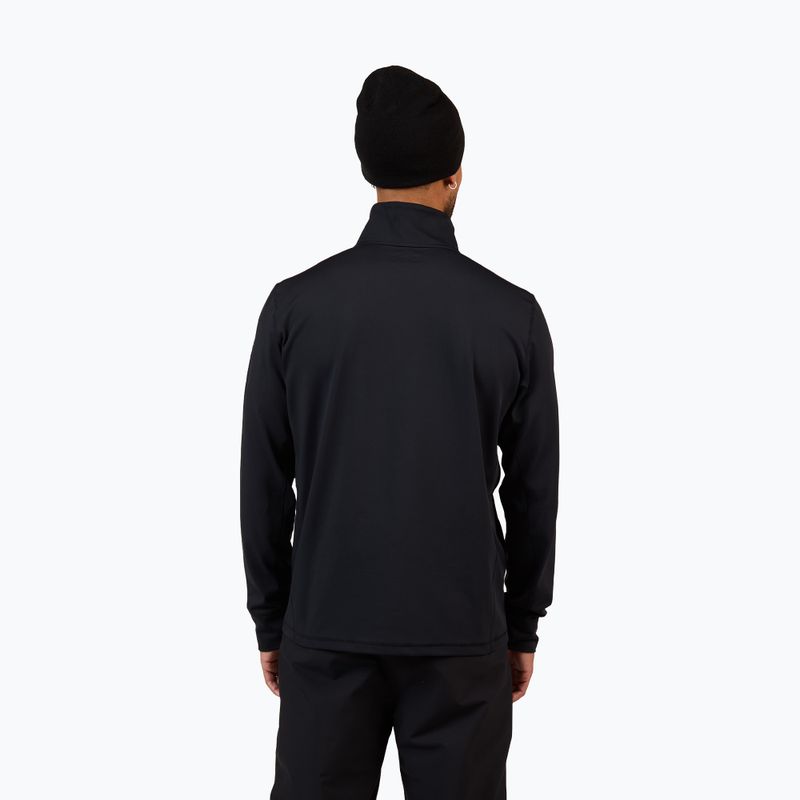 Men's ski sweatshirt Rossignol Mid Layer Stertch Half Zip black 3