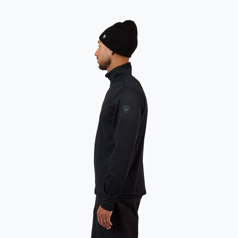 Men's ski sweatshirt Rossignol Mid Layer Stertch Half Zip black 4