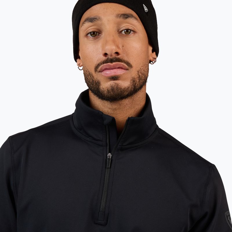Men's ski sweatshirt Rossignol Mid Layer Stertch Half Zip black 5