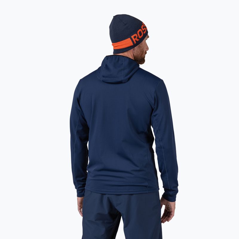 Men's fleece sweatshirt Rossignol Mid Layer Stretch Hoodie dark navy 3