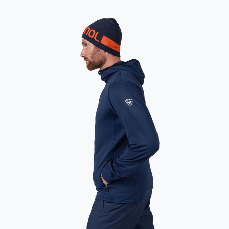 Men's fleece sweatshirt Rossignol Mid Layer Stretch Hoodie dark navy 4
