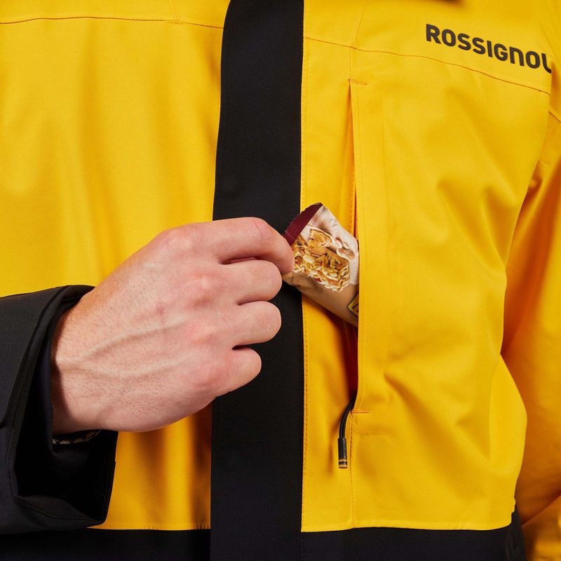 Men's ski jacket Rossignol Desafio 2L Shell saffron ylw 10