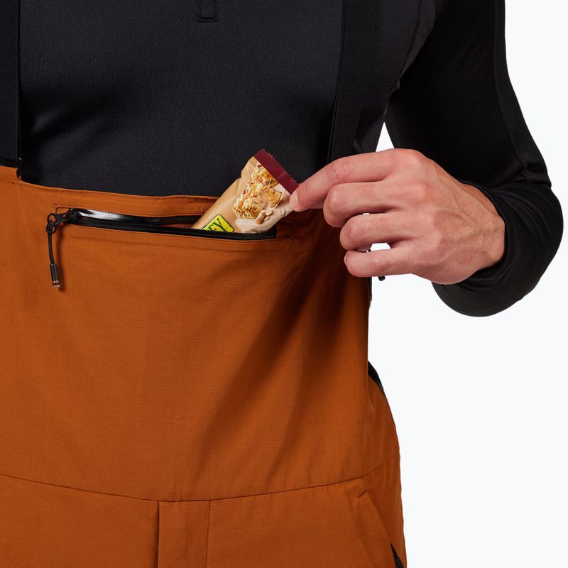 Men's ski trousers Rossignol Outerlimits Insulated Bib deep caramel 5