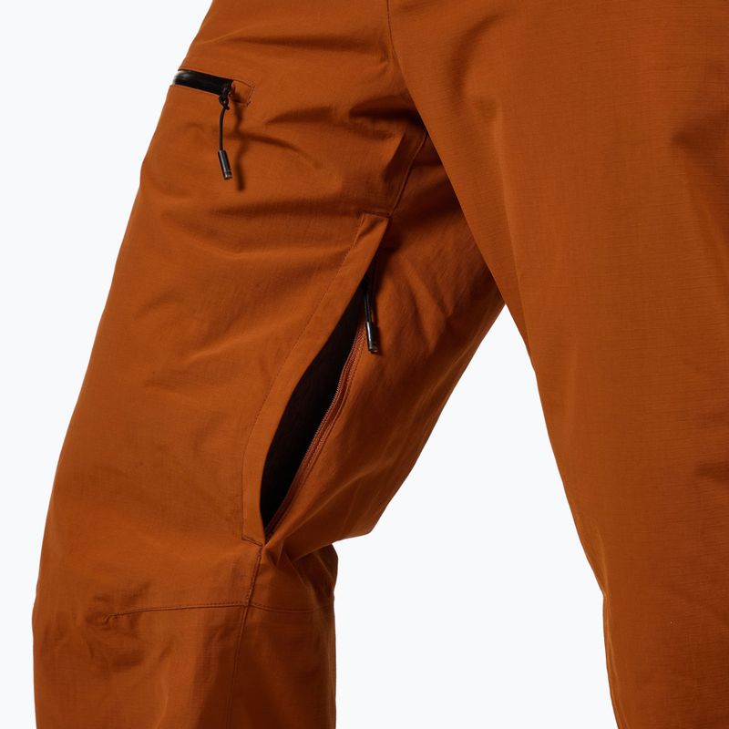 Men's ski trousers Rossignol Outerlimits Insulated Bib deep caramel 9