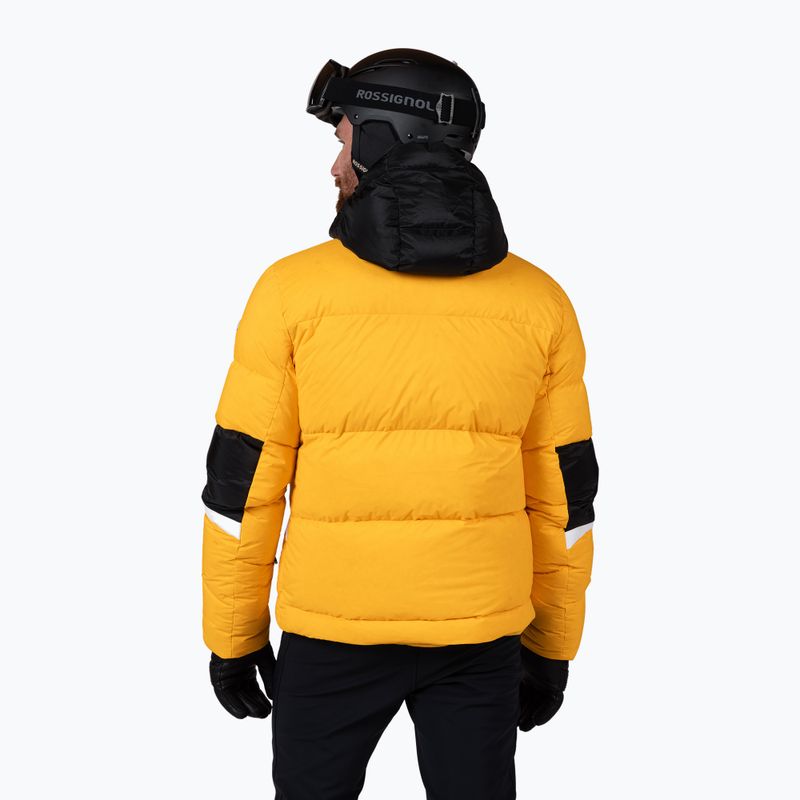Men's ski jacket Rossignol Daille Down saffron ylw 3