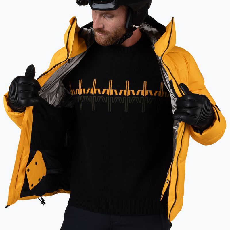 Men's ski jacket Rossignol Daille Down saffron ylw 12