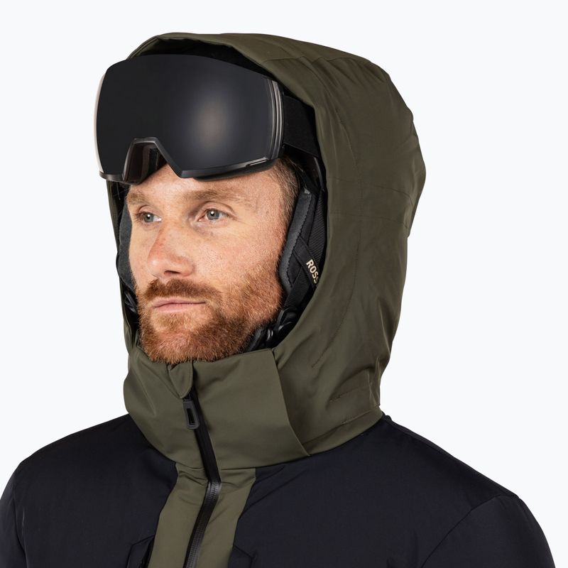 Men's ski jacket Rossignol Ciastel Down Mix olive shadow 4