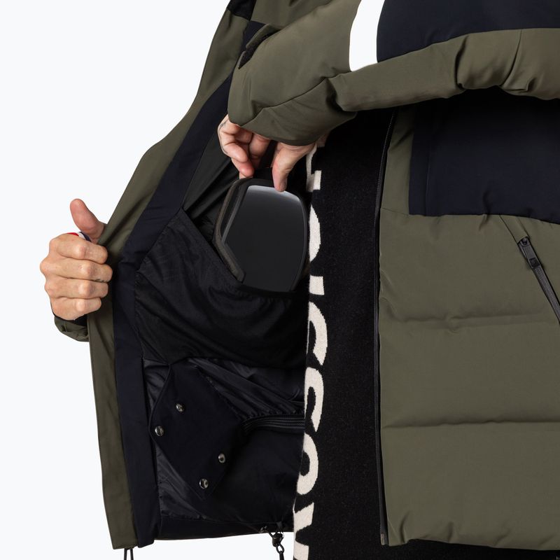 Men's ski jacket Rossignol Ciastel Down Mix olive shadow 13