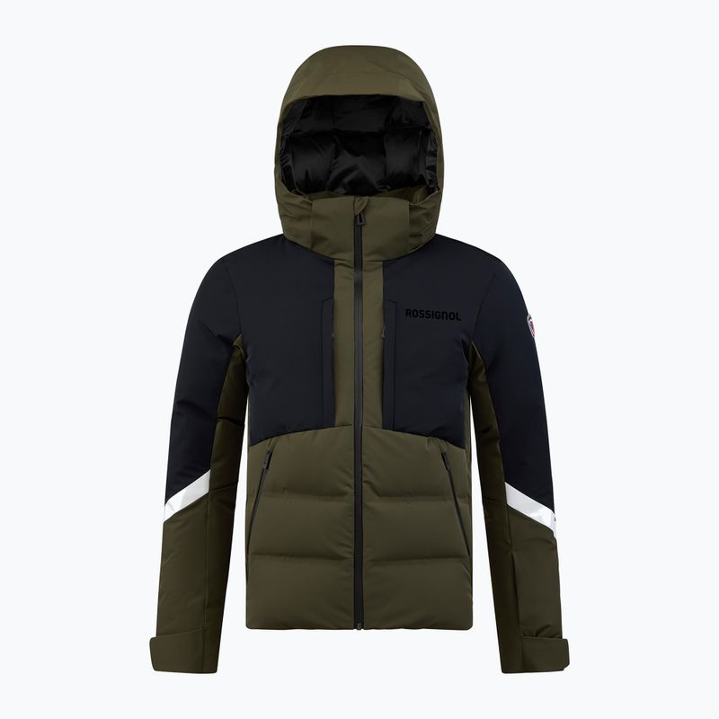 Men's ski jacket Rossignol Ciastel Down Mix olive shadow 15