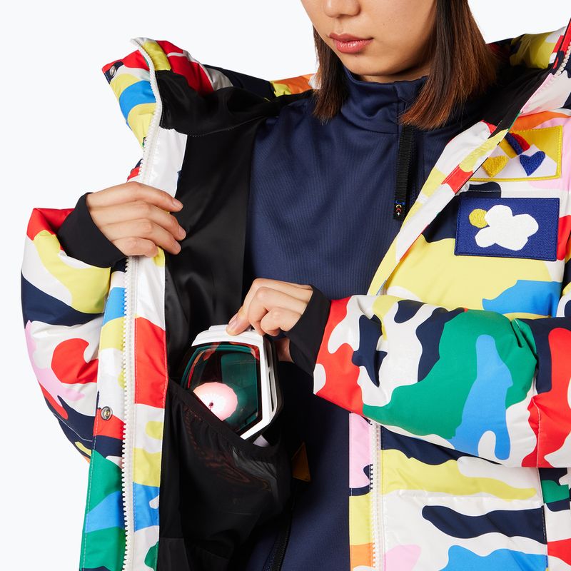 Women's ski jacket Rossignol JCC Allsnow Down jcc camo print 9