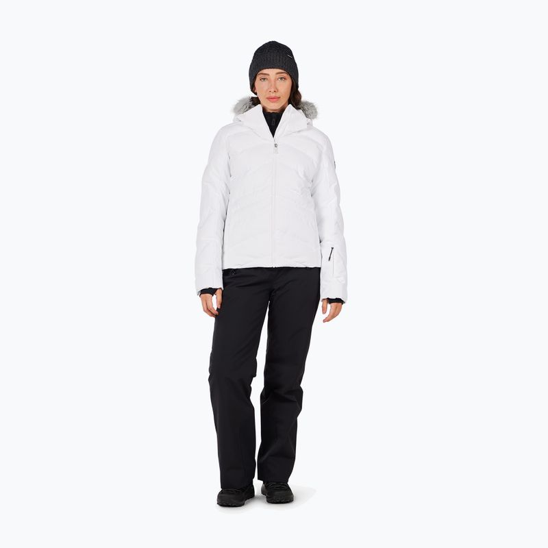 Women's ski jacket Rossignol Staci Insulated white 2