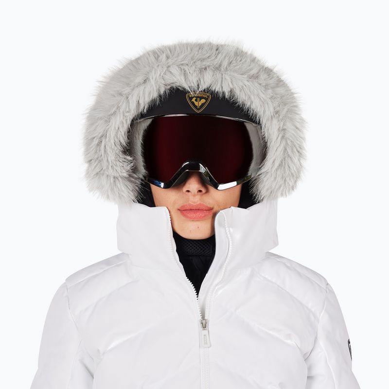 Women's ski jacket Rossignol Staci Insulated white 6