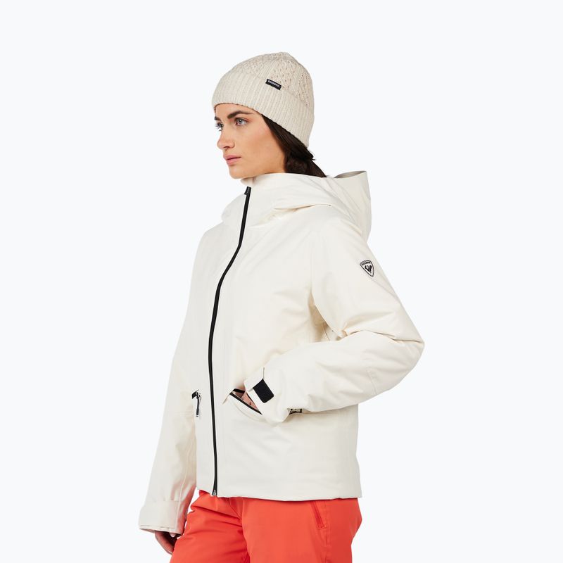 Women's ski jacket Rossignol Rochrun Insulated nature white 4