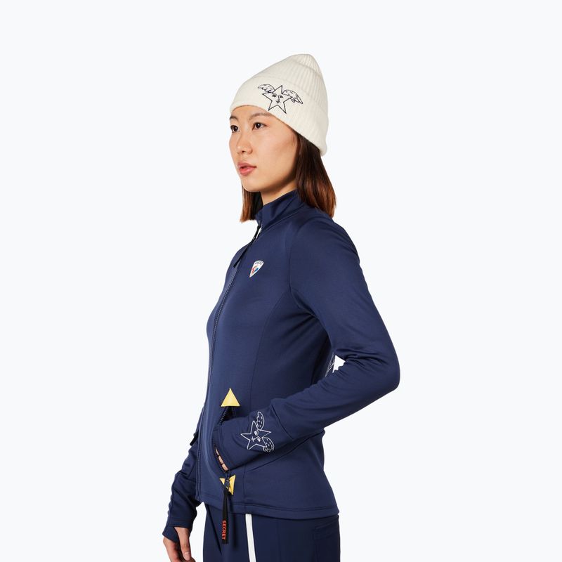 Women's ski sweatshirt Rossignol JCC Climi cosmic blue 4