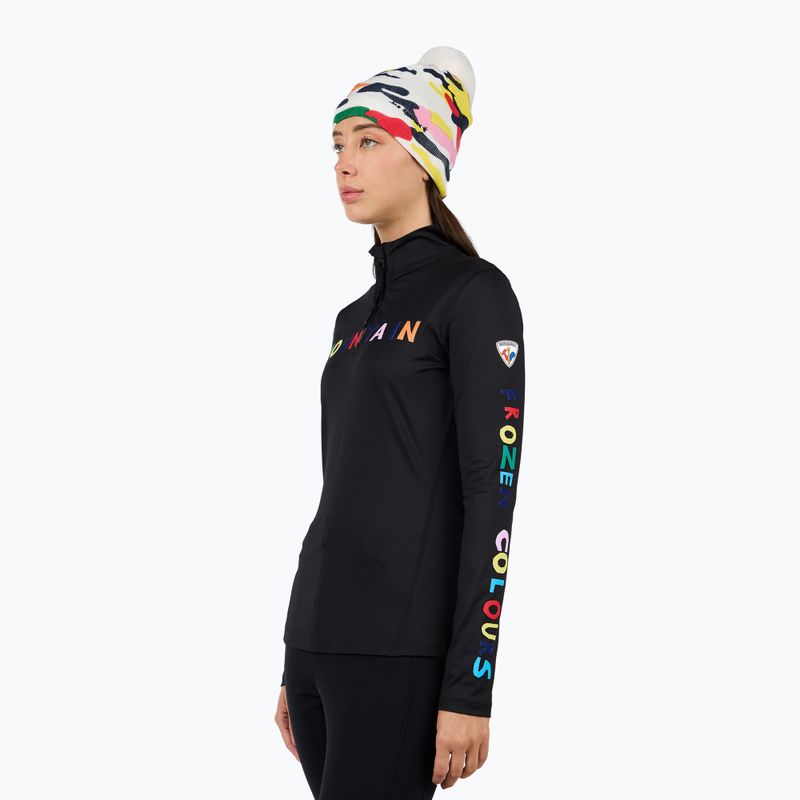 Women's sweatshirt Rossignol JCC Booster Half Zip black 4