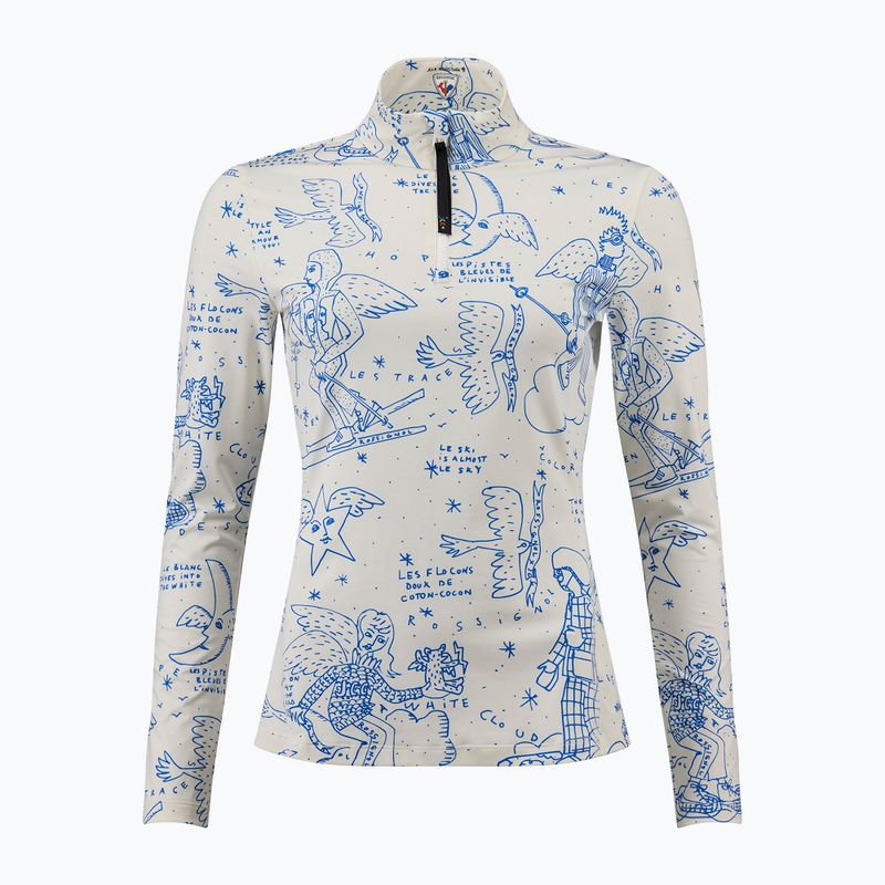 Women's sweatshirt Rossignol JCC Booster Half Zip snow angel artic print 6