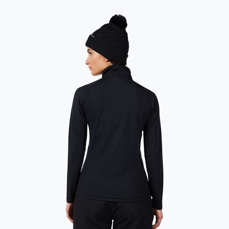 Women's fleece sweatshirt Rossignol Mid Layer Stretch Half Zip black 3