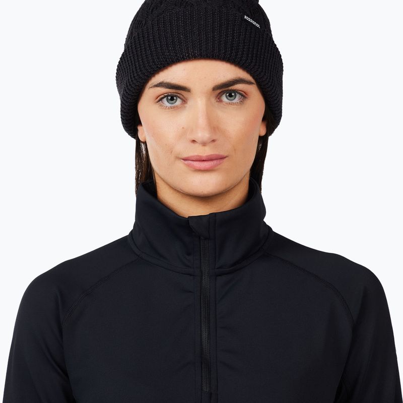 Women's fleece sweatshirt Rossignol Mid Layer Stretch Half Zip black 5