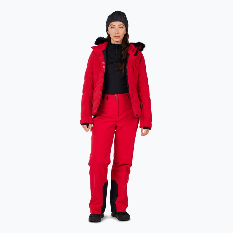 Women's ski trousers Rossignol Strawpile Insulated ruby red 2