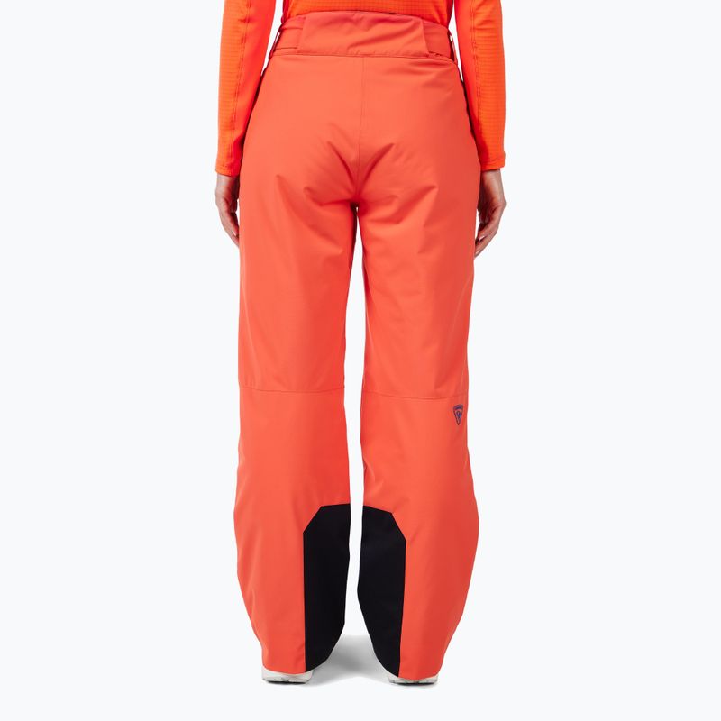 Women's ski trousers Rossignol Strawpile Insulated orange flame 3