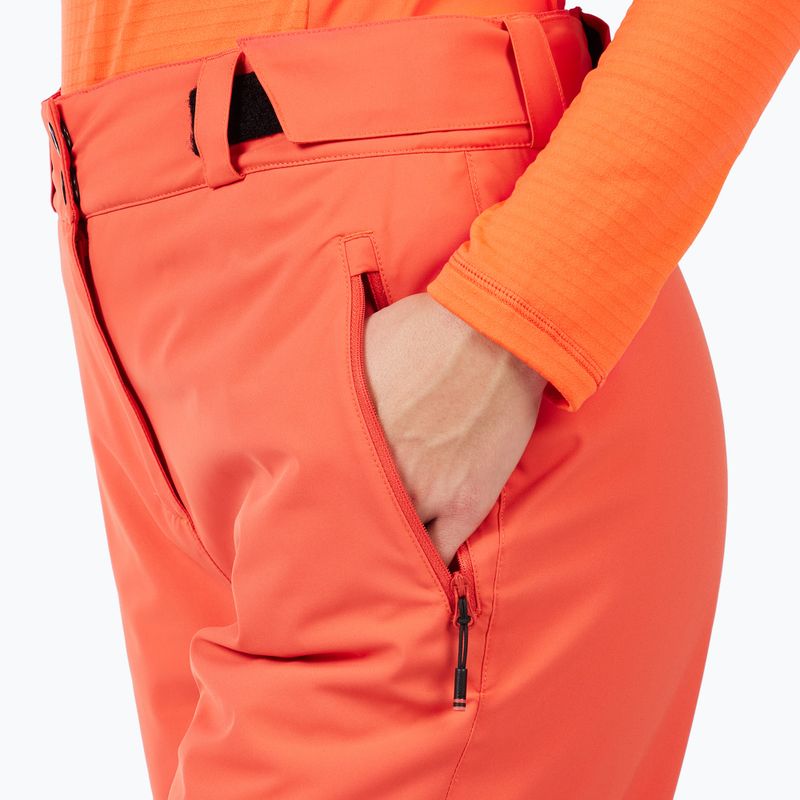 Women's ski trousers Rossignol Strawpile Insulated orange flame 5