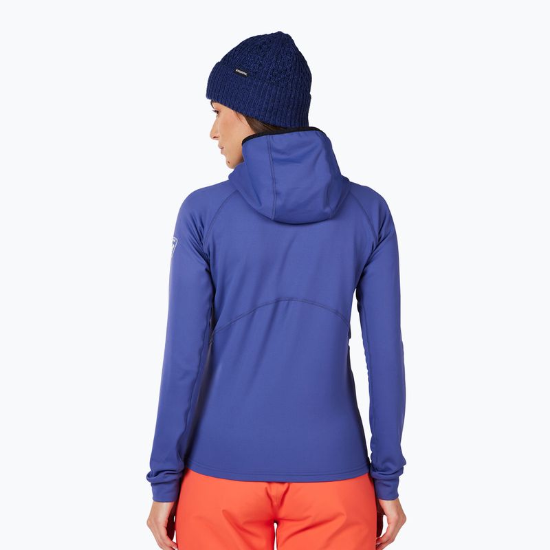 Women's sweatshirt Rossignol Mid Layer Thin Full Zip future blue 3