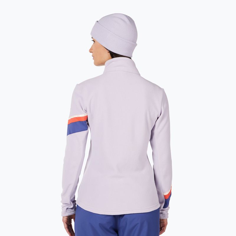 Women's sweatshirt Rossignol Strawpile Fleece Hz galactic lilac 3