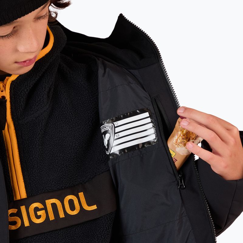 Children's ski jacket Rossignol Siz Quiled black 12
