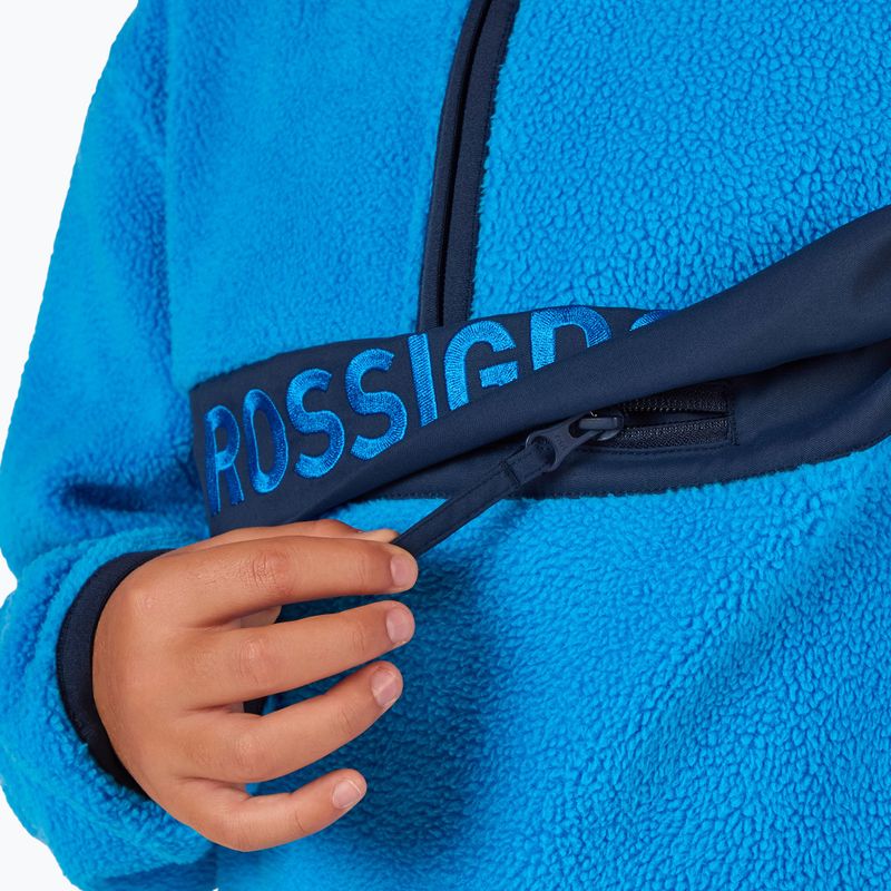 Children's sweatshirt Rossignol Alltrack Anorak Fleece blazing blue 7