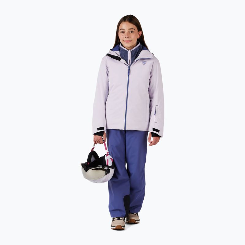 Children's ski jacket Rossignol Strawpile Jr galactic lilac 2