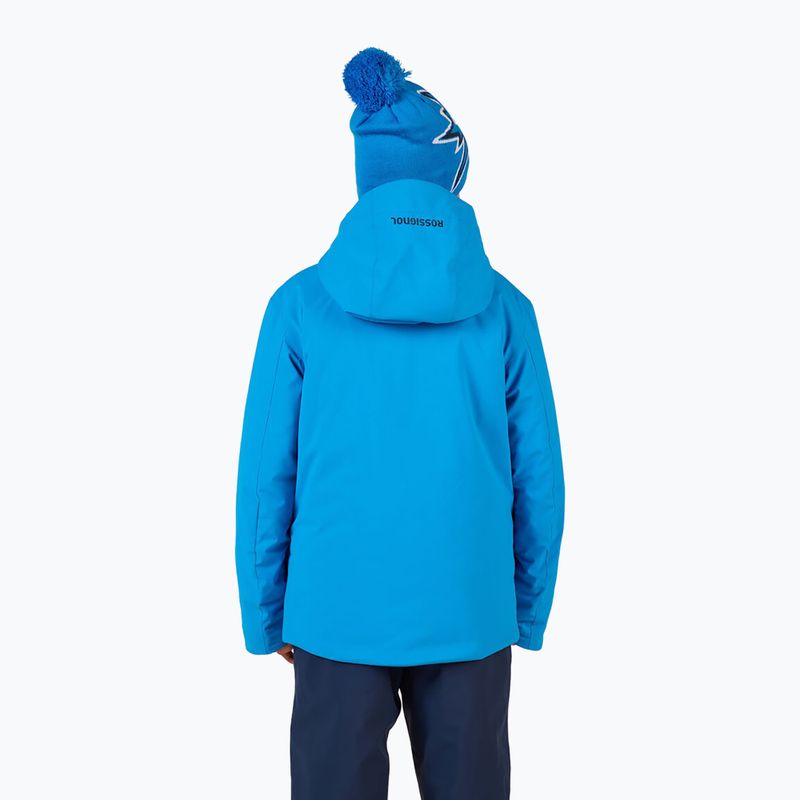 Children's ski jacket Rossignol Strawpile Jr blazing blue 3