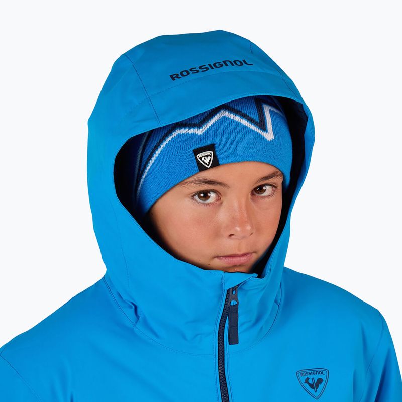 Children's ski jacket Rossignol Strawpile Jr blazing blue 10