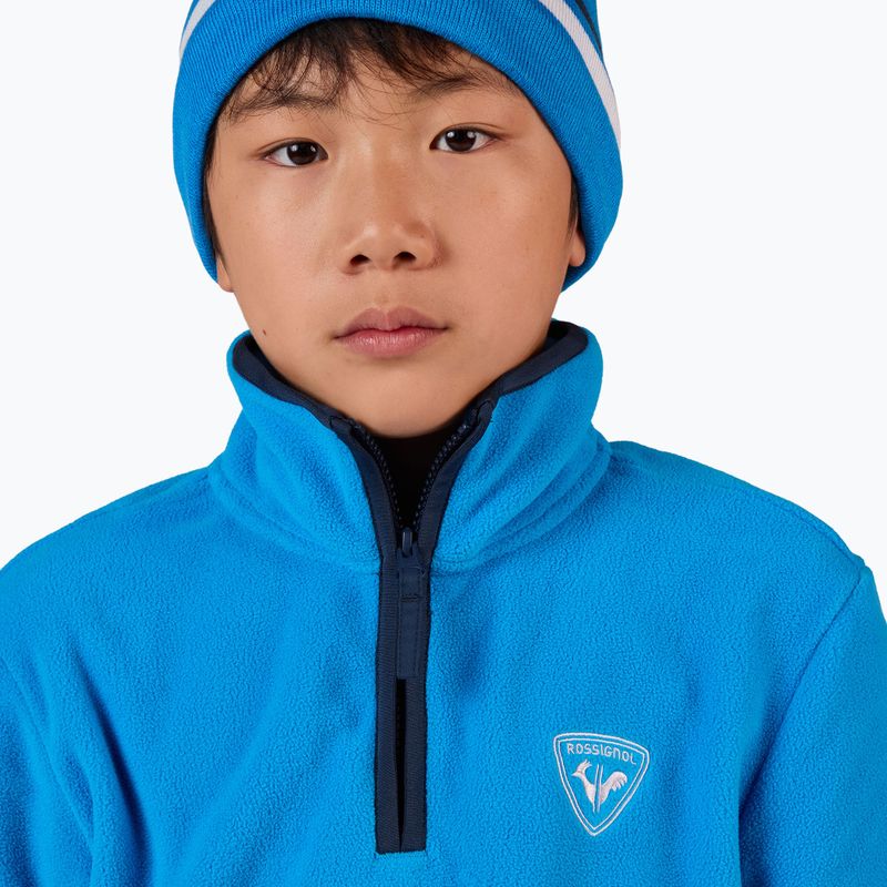 Children's fleece sweatshirt Rossignol Jr Strawpile Fleece Fz blazing blue 6