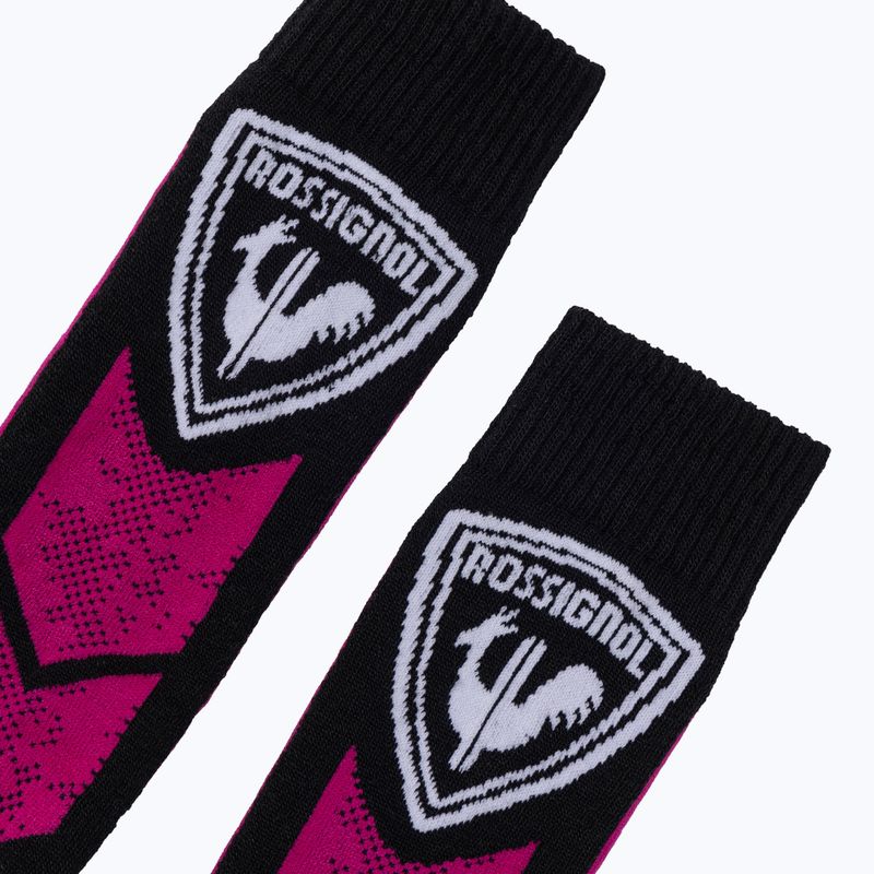 Children's ski socks Rossignol Jr Thermotech orchid pink 2